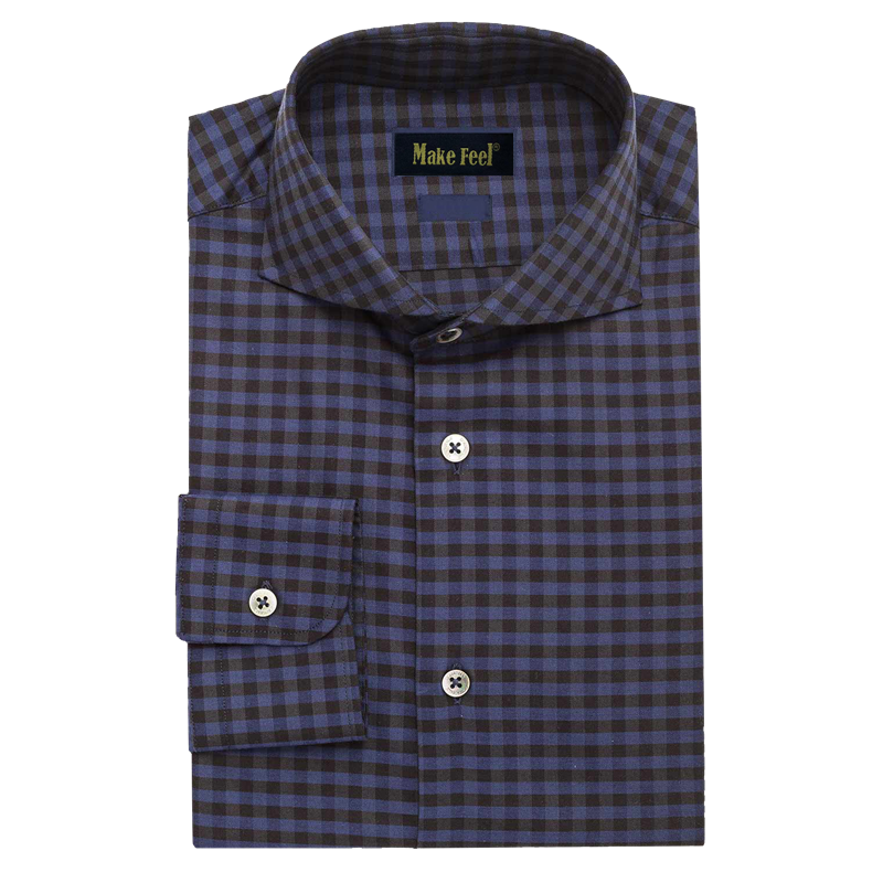 Navy Check Shirt